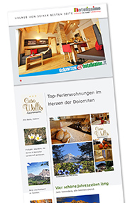 e Mail Adresse für Ferienwohnungen in Italien